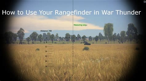 war thunder how to use rangefinder